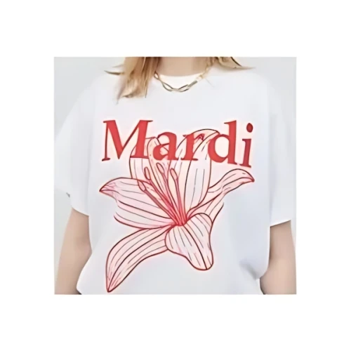 Mardi Mercredi TSHIRT BELLE DE JOUR (WHITE RED)