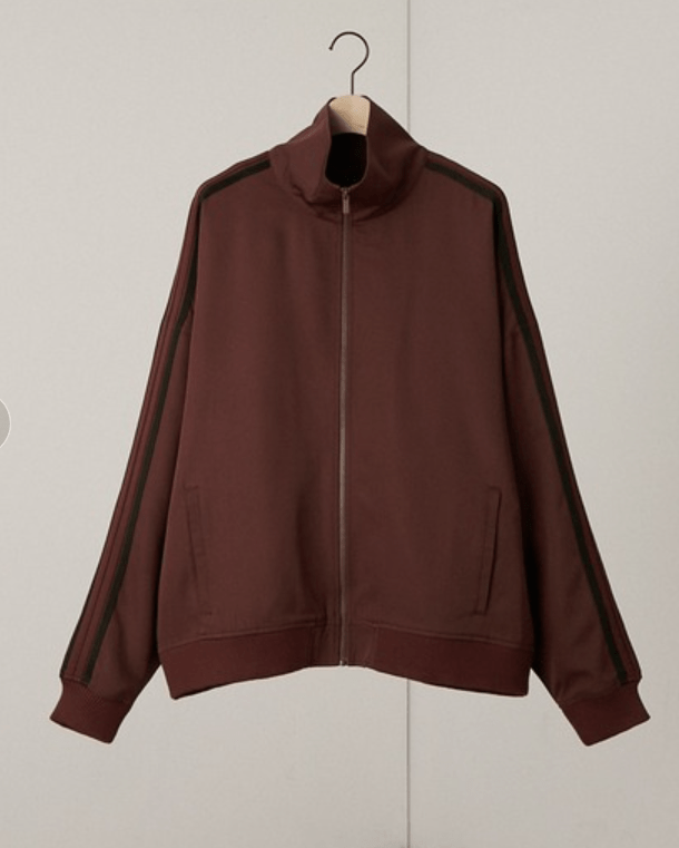 Alfred Alex 'huge sizing' ダブルフェイスサイドラインオーバーサイズトラックジャケット