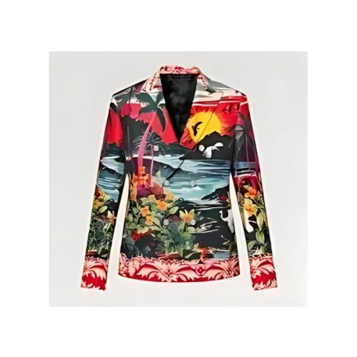 KENZO コットン&リネンテーラードジャケット
