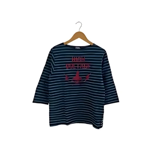 HYSTERIC GLAMOUR HIGH VOL TAGEチェーン刺繍七分袖T-SH