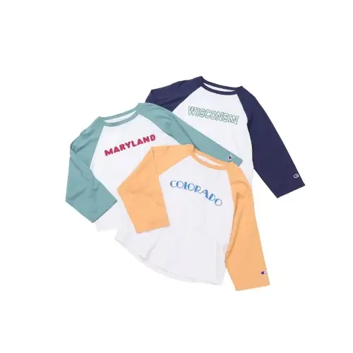 CHAMPION ラグランシャツ