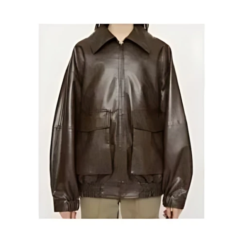 SLY FAUX LEATHER ZIP UP ブルゾン