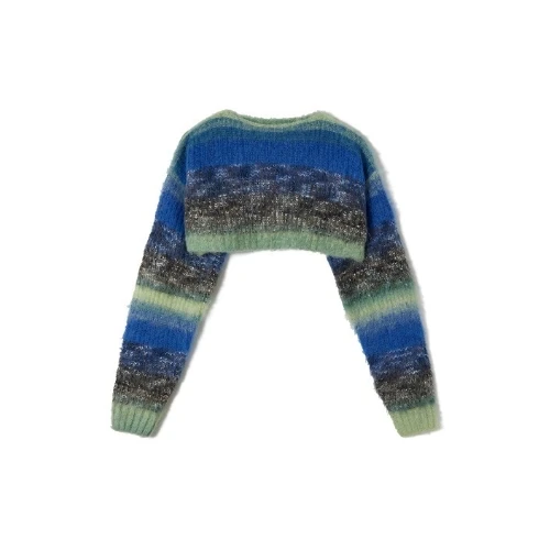 PERVERZE Gradient Stripe Top and Scarf