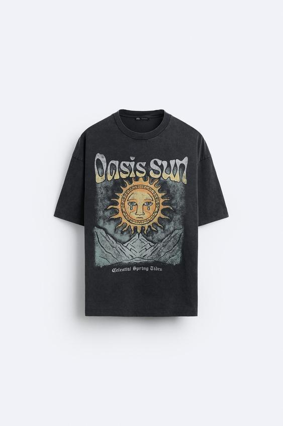 ZARA グラデーションプリント Tシャツ