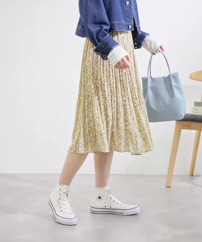ROPE' PICNIC 着丈が選べるエアリープリーツスカート