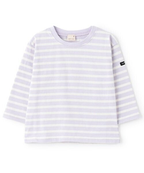 petit main ボーダー長袖Tシャツ