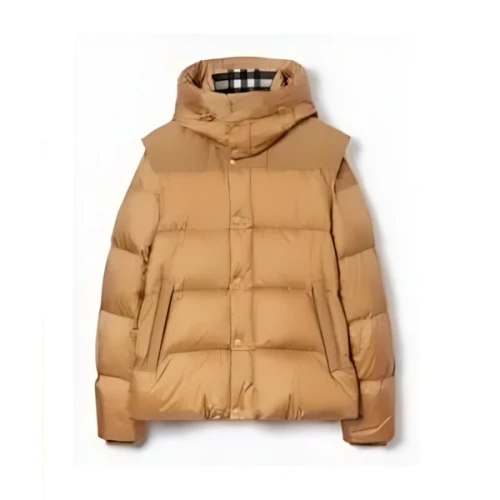 BURBERRY デタッチャブルスリーブ ナイロン ダウンジャケット