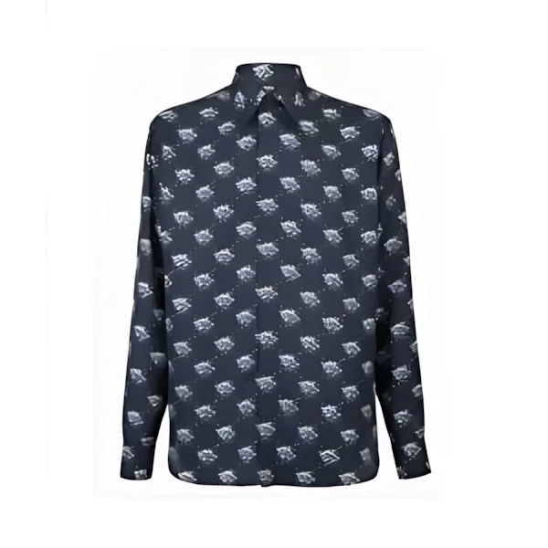 FENDI Blue silk shirt