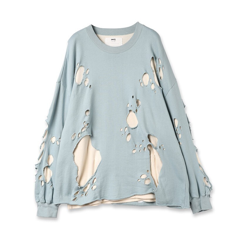amok DAMAGE LAYERED SWEAT SHIRTS