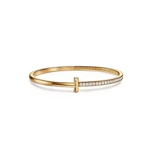 Tiffany & Co. T ワン ナロー ダイヤモンド ヒンジ バングル