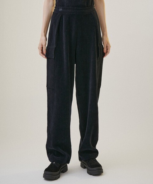 SALON adam et rope' カーゴパンツ -CreamyCotton /クリーミーコットン-