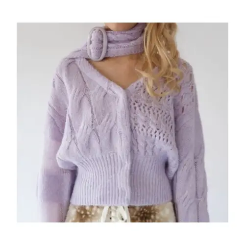 igi PUZZLE CARDI × BUCKLE COMBO