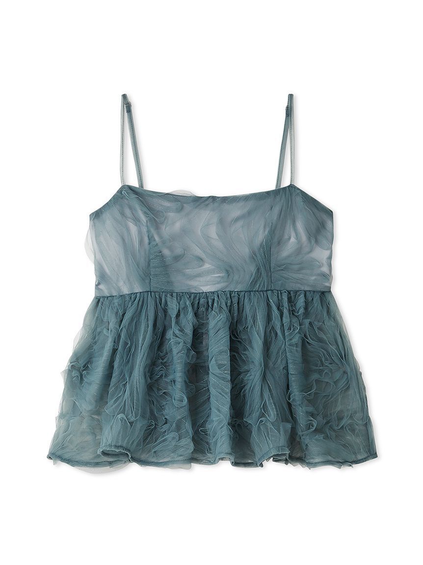 Lily Brown シアーチュールトップス