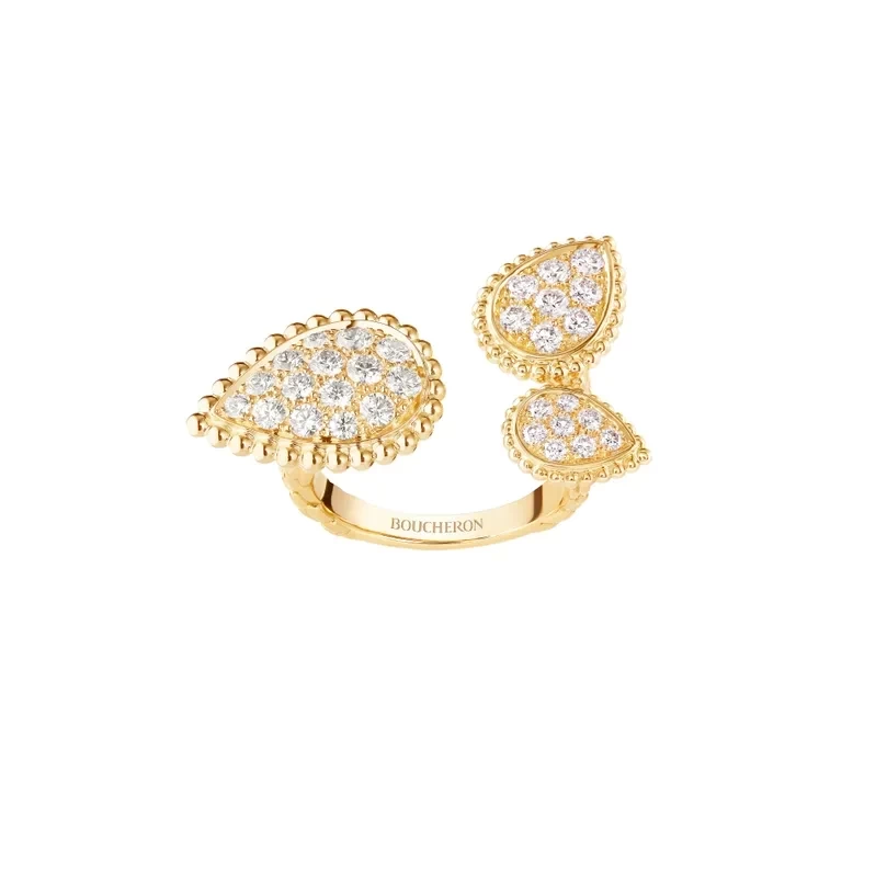 BOUCHERON SERPENT BOHÈME DIAMONDS セルパンボエム 3モチーフ リング