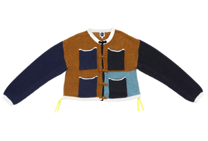 YANYAN TWEEDLE TAICHI JACKET IN OCHRE TWEED