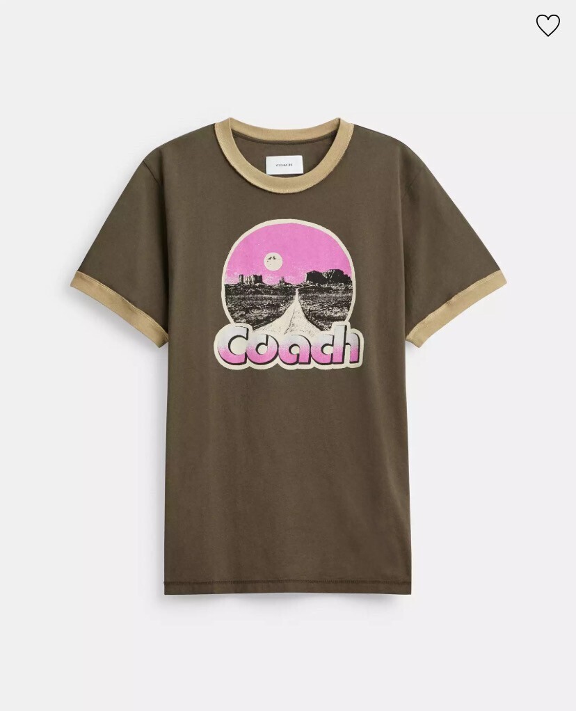 COACH ロードサイド リンガー Tシャツ