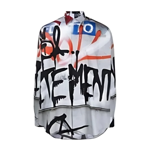 VETEMENTS graffiti-print shirt