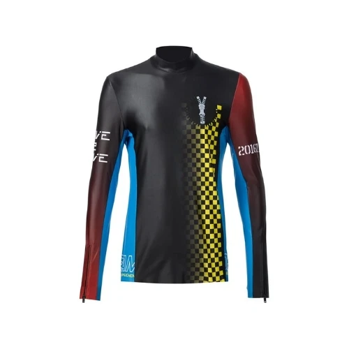 Maison Margiela Long Sleeve Racing Print T-shirt