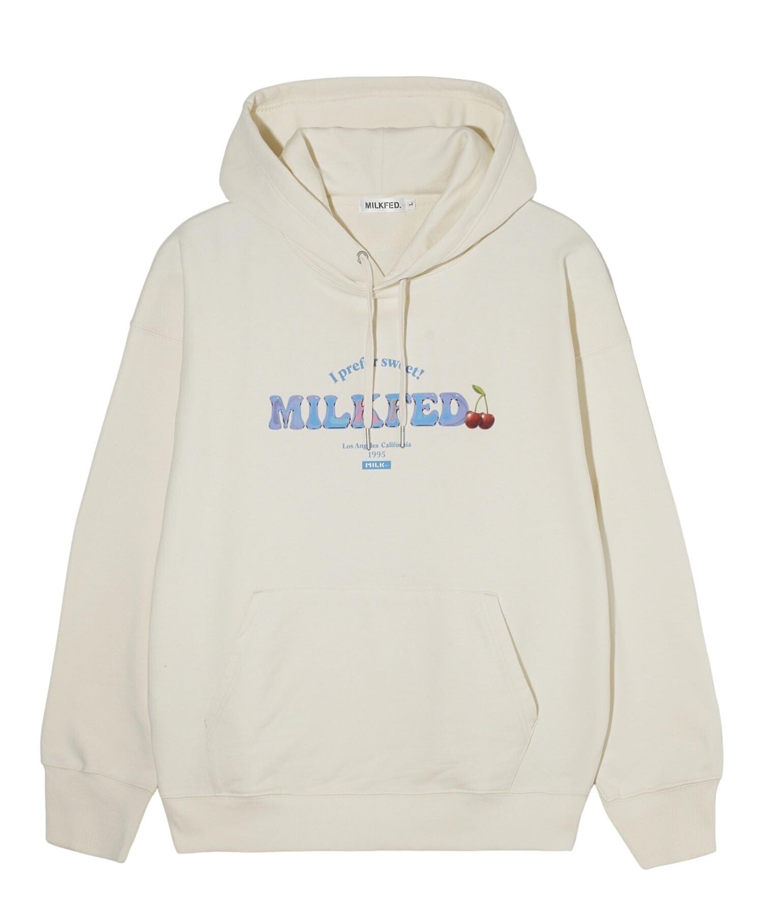 MILKFED. 3D CHERRY LOGO SWEAT HOODIE