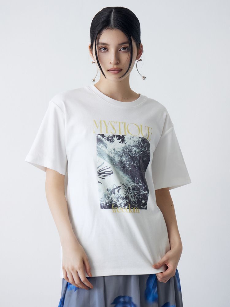 MURUA グラフィックオーバーTシャツ