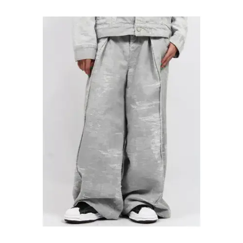 TAAKK DENIM WIDE SLACKS