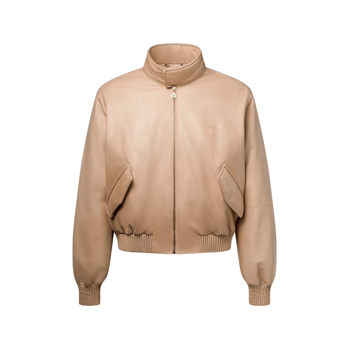 LOUIS VUITTON パデッド レザーブルゾン