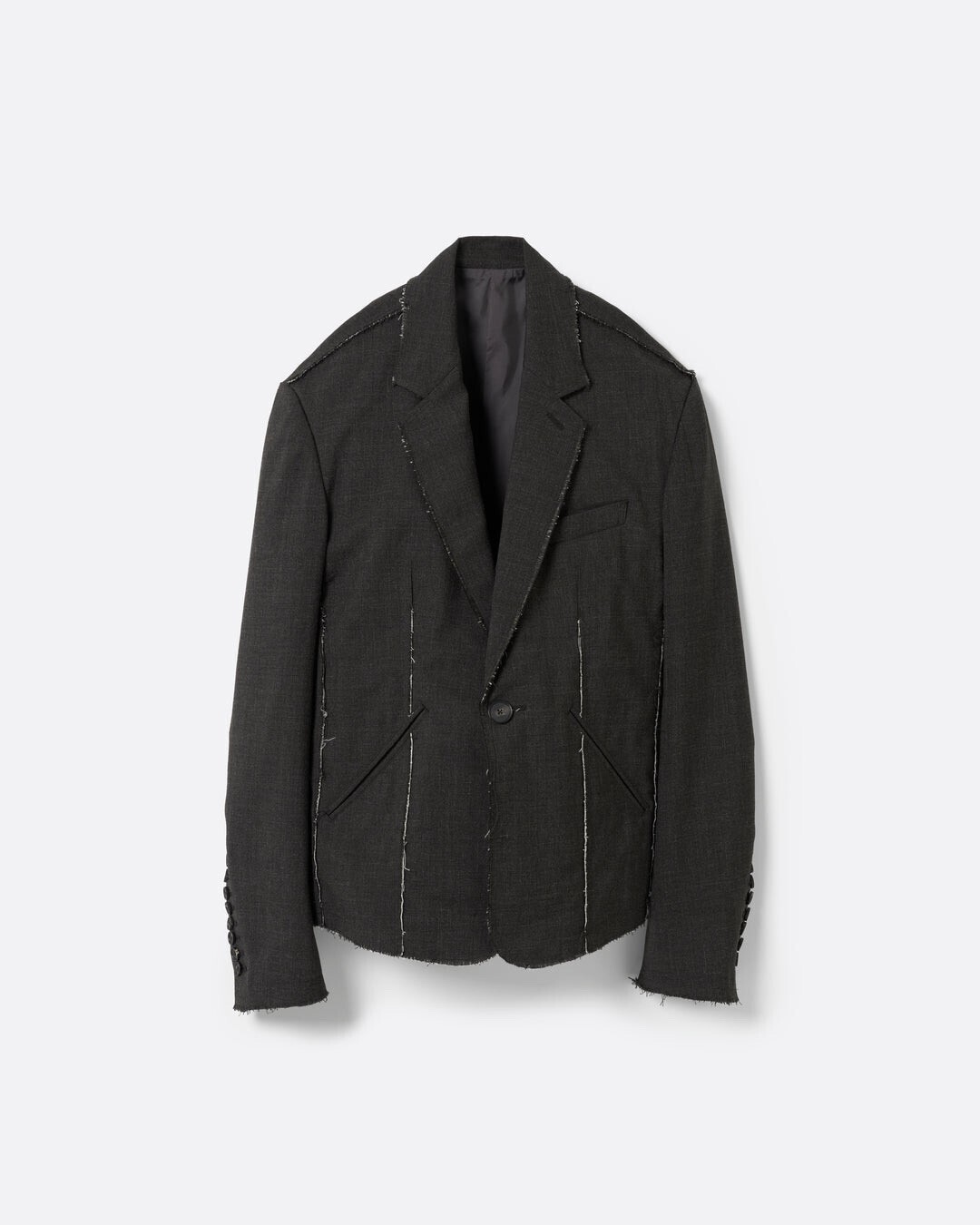 SUBLATIONS ROUGH WOOL COMPACT JACKET .15【DARK BROWN】