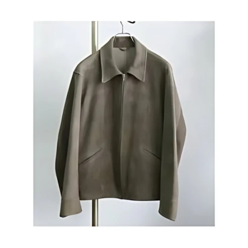 A.PRESSE Leather Sports Jacket