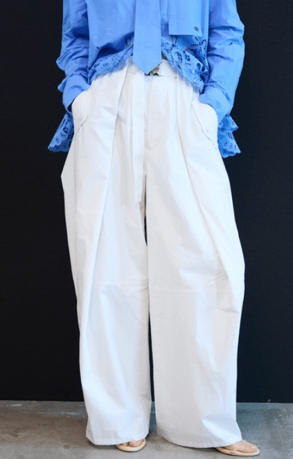 MAISON SPECIAL Waist Tuck Work Pants