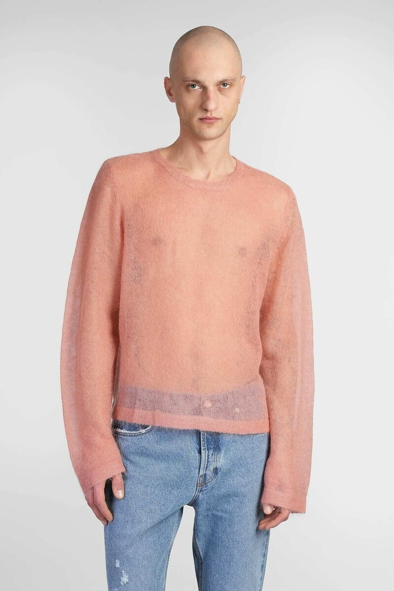 Séfr Les Knitwear In Rose-pink Mohair
