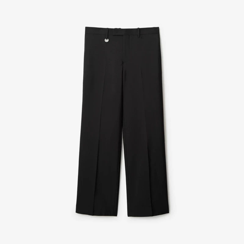 BURBERRY ウールシルク テーラードトラウザー