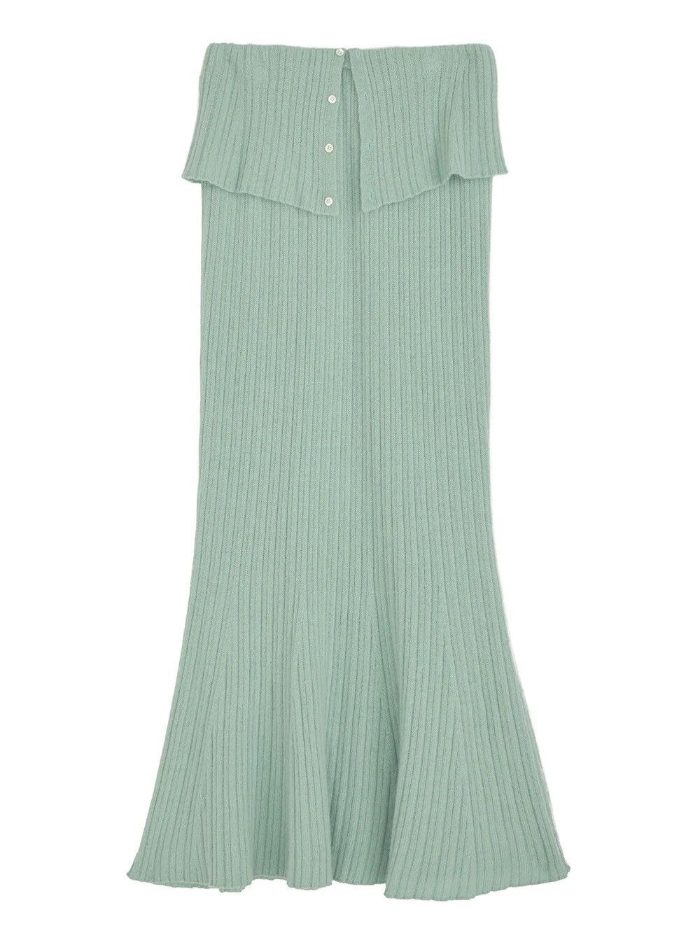 AMERI VINTAGE UND RACCOON BLEND KNIT SKIRT