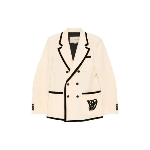 VALENTINO double-breasted embroidered blazer