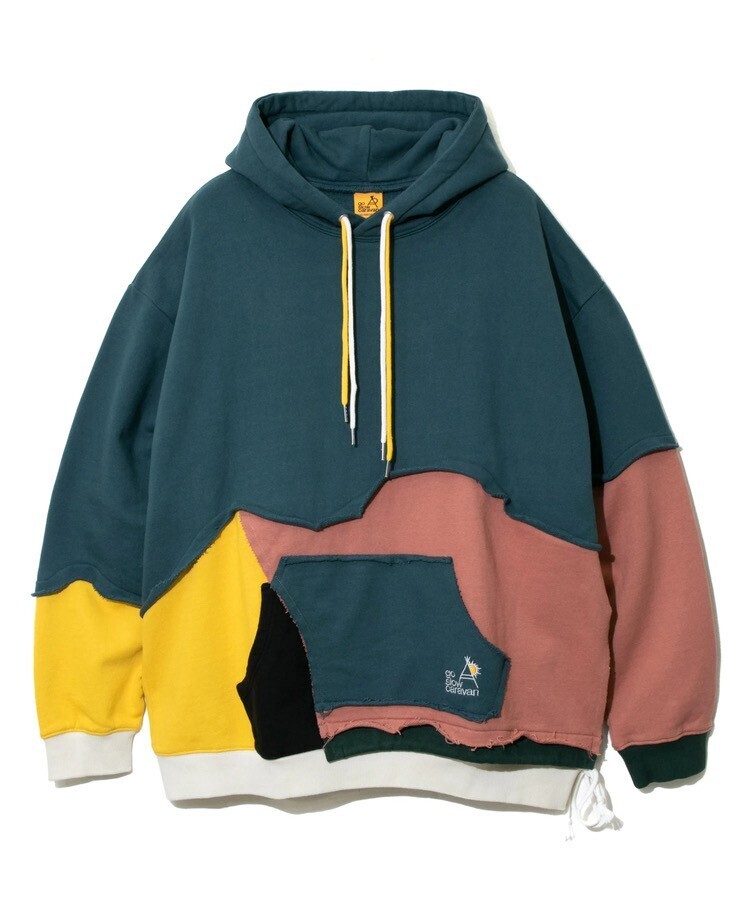go slow caravan 空紡糸裏毛 CRAZY クラフトフーディー (MENS)