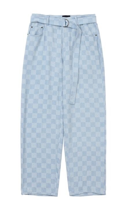 AJO AJOBYAJO Checkerboard Oversized Jeans