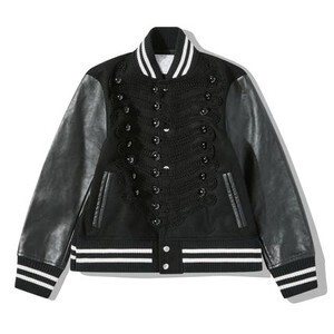 SACAI DSMコラボ ウール レザー ジャケット