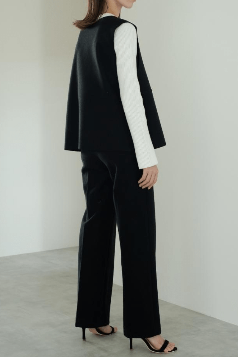 maison de Dolce. 【made in Japan】Wニットベストセットアップ/S