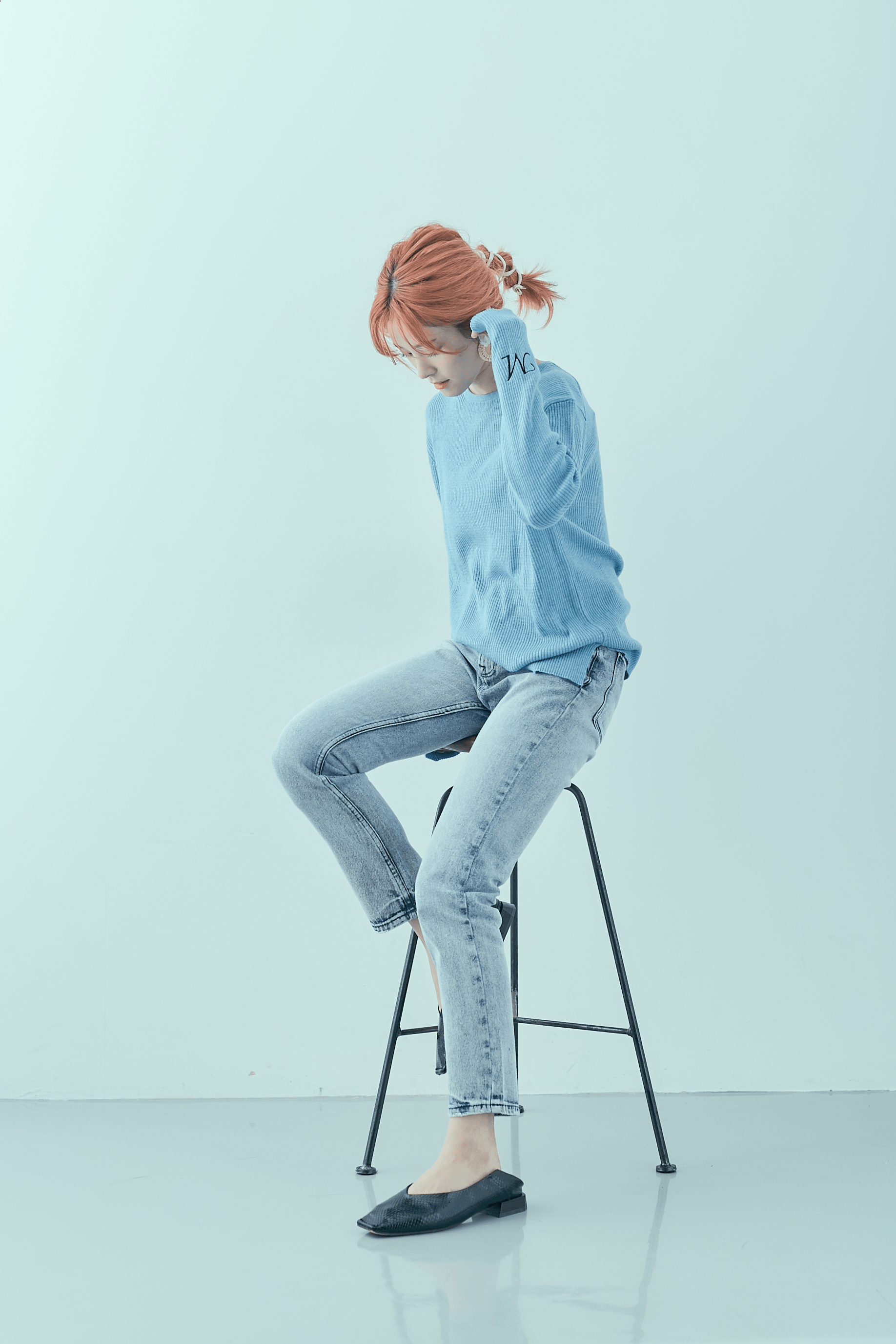 mite cropd denim pants