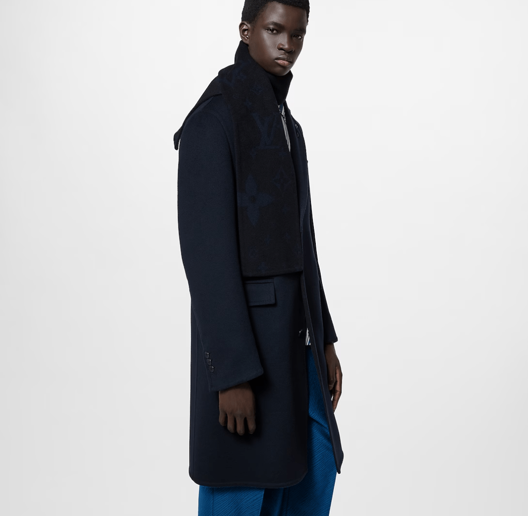 LOUIS VUITTON ダブルフェイスウールコート