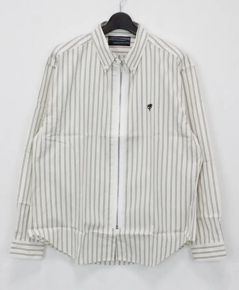ACANTHUS Remake Zip Shirt / リメイク ジップ B.D シャツ