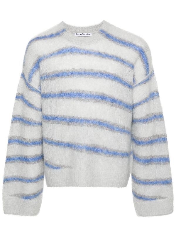 Acne Studios striped knitted jumper