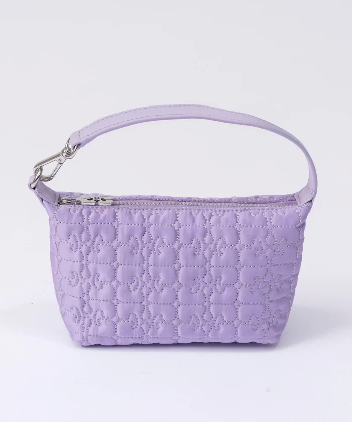 GANNI Butterfly Small Pouch Satin