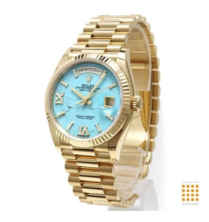 ROLEX デイデイト 36　ターコイズ