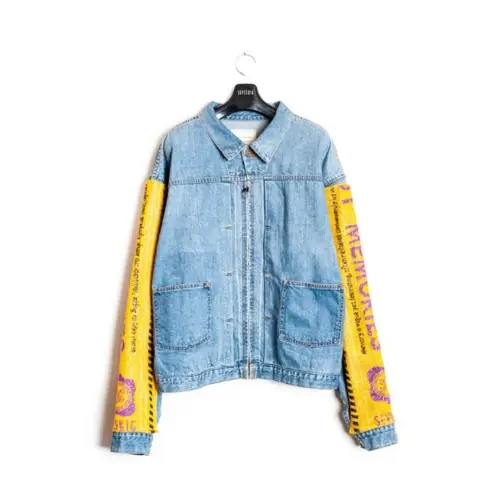 SEVESKIG 袖切り替えDENIM JKT
