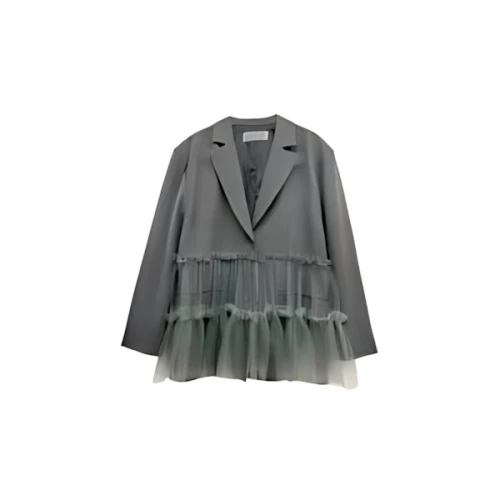 HONEY MI HONEY tulle pelum jacket
