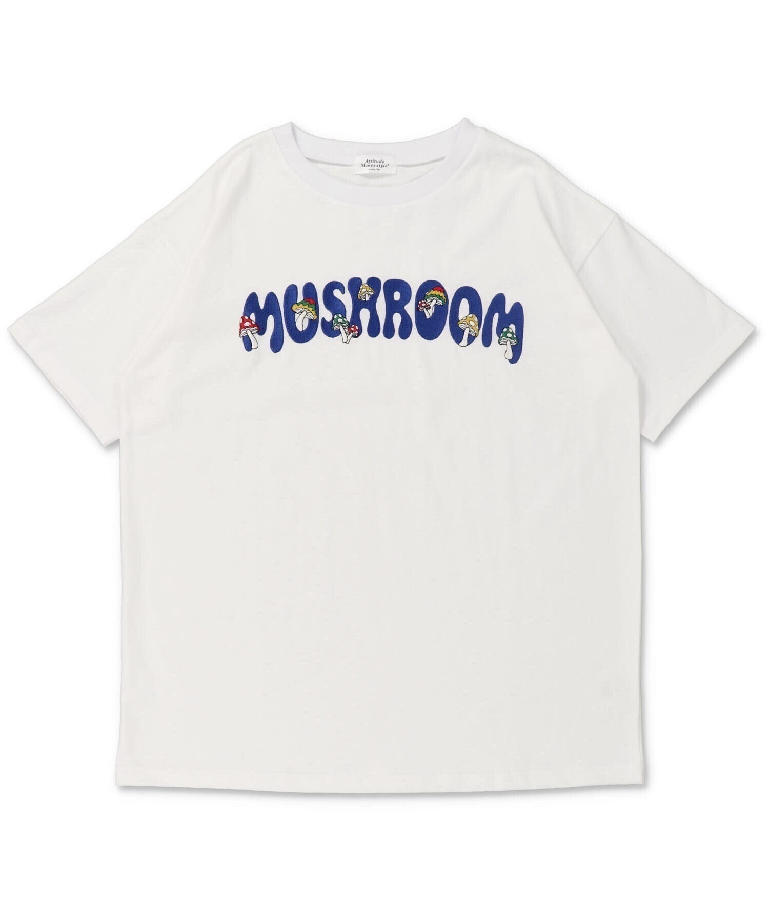 SPINNS MUSHROOMデザイン オーバーサイズTシャツ
