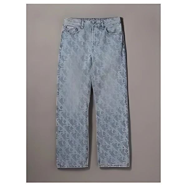 Calvin Klein シグネチャー90sストレートオールオーバープリントジーンズ