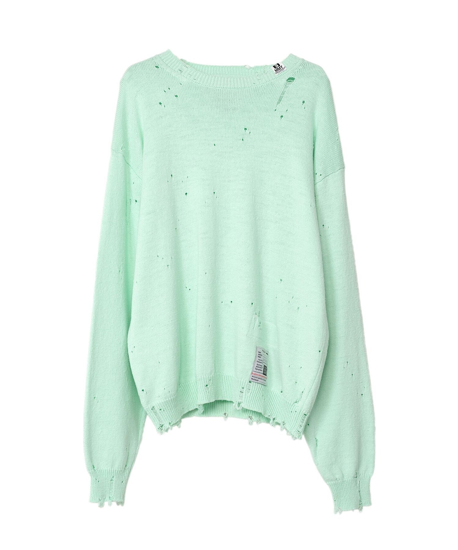 Maison MIHARA YASUHIRO Distressed Knit Sweater