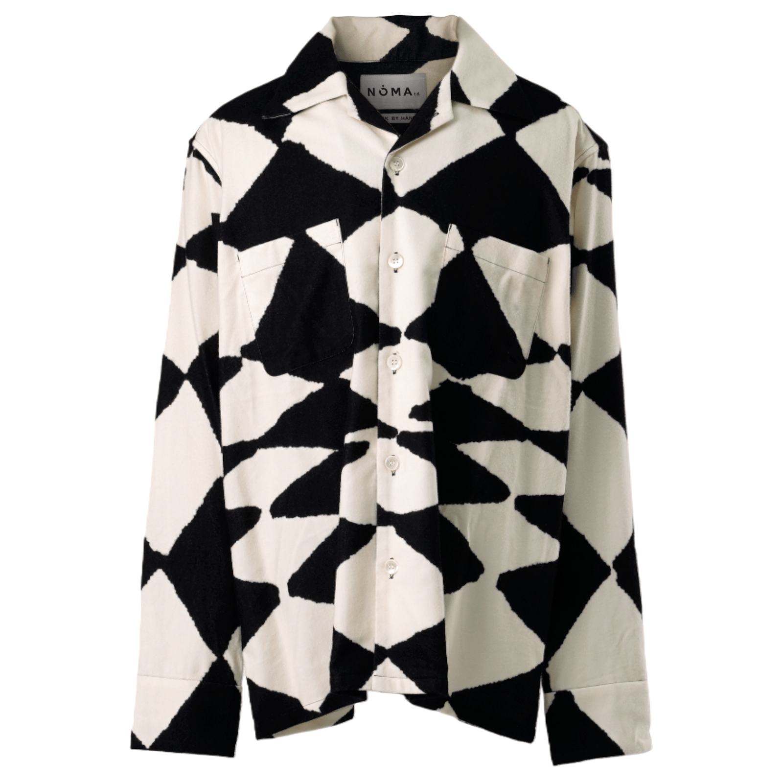 NOMA t.d. CHIFFON OPEN COLLAR SHIRT