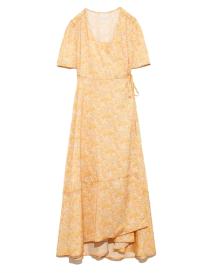 CELFORD 小花柄カシュクールワンピース
